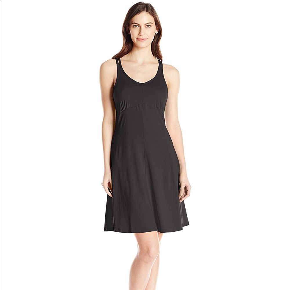 ExOfficio Wanderlux Tank Dress in black
